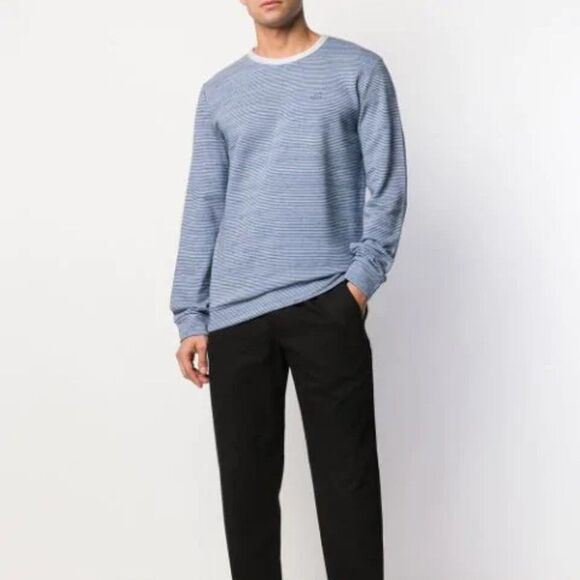 A.P.C. VARIEGATED STRIPE SWEATSHIRT. - Picture 3 of 7